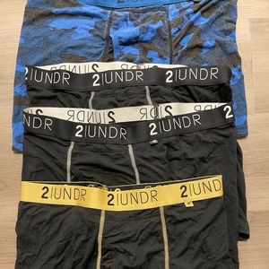 4 Pairs of 2UNDR Underwear Large